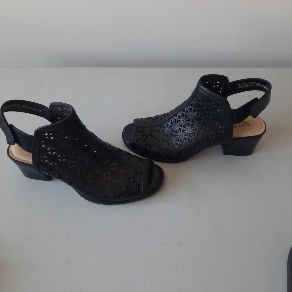 Earth Murano Mist Black Gladiator Sandal; Size 8.5-Free Shipping!